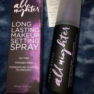 Urban Decay full size all nighter settings spray